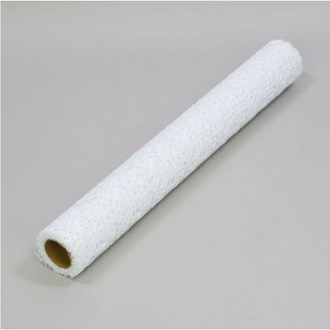 Siatka koronkowa w rolce 48cm x 5y biała